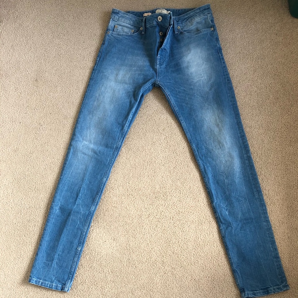Topman men’s jeans size 34W 34L stretch skinny